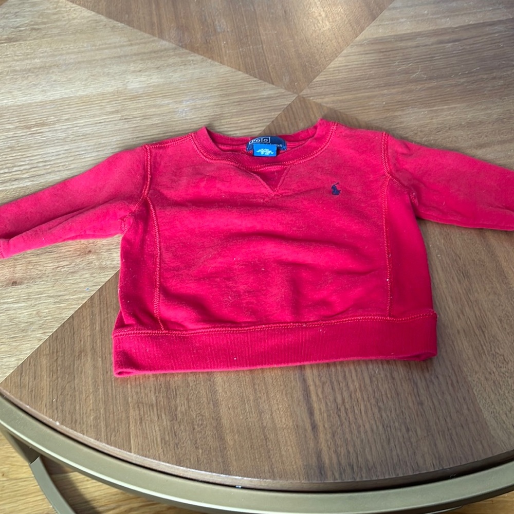 Red Ralph Lauren sweater